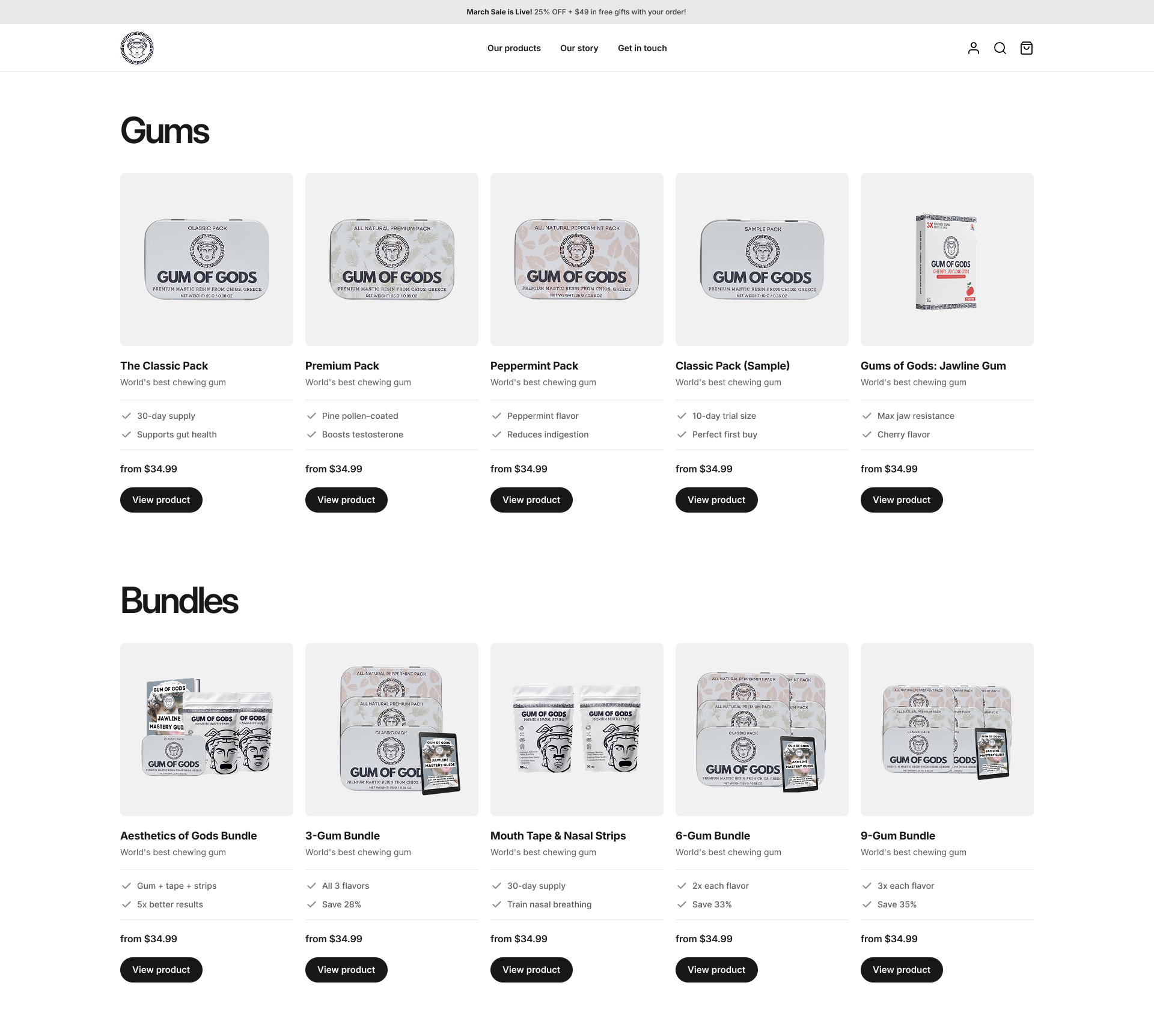 Variant: Differentiated cards