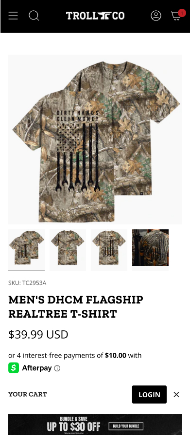 Control: One-time purchase only